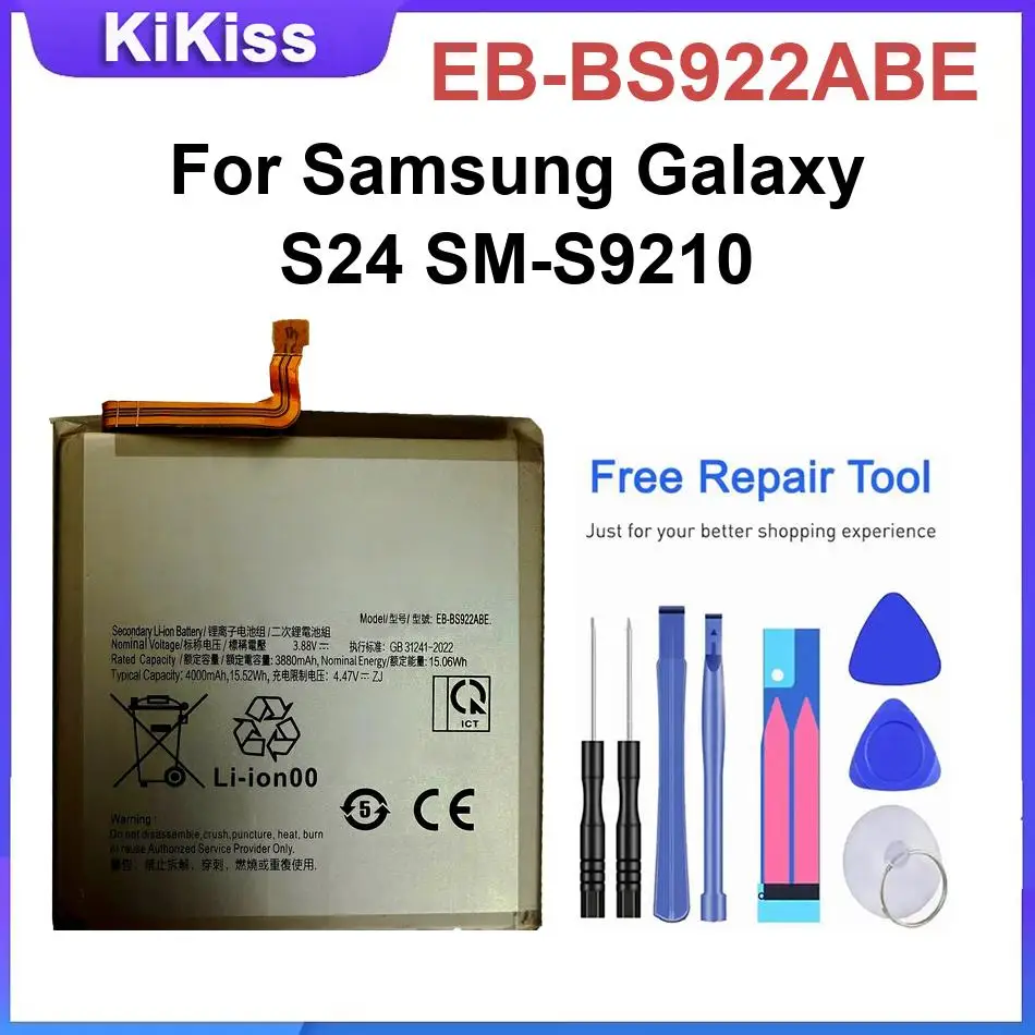 EB BS922ABE Replacement Battery For Samsung Galaxy S24 SM-S9210 
EB BS922ABE Replacement Battery For Samsung Galaxy S24 SM-S9210