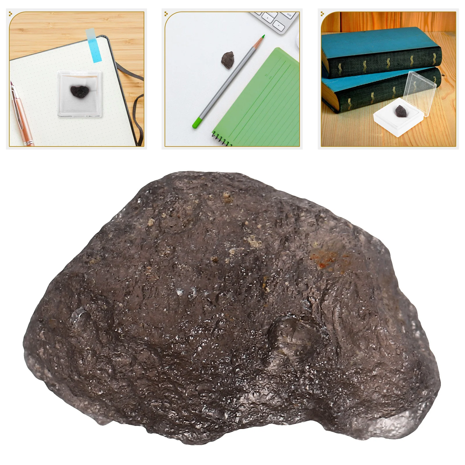 Meteorite Rock Sample Glass Formed Irregular Specimen for Science Teachers Students Space Enthusiasts Collection Hobbyist
Meteorite Rock Sample Glass Formed Irregular Specimen for Science Teachers Students Space Enthusiasts Collection Hobbyist