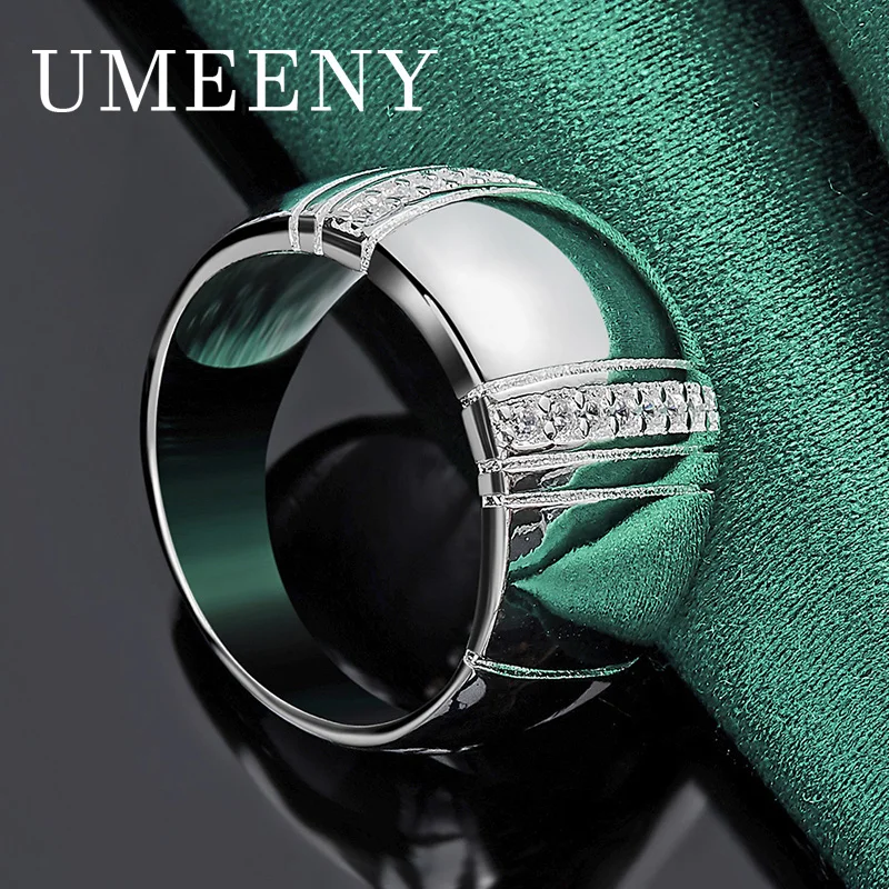 925 Sterling Silver 7/8/9/10 Exquisite Wide Zircon Ring for Men and Women Engagement Accessories Fashion Jewelry Charm Party
925 Sterling Silver 7/8/9/10 Exquisite Wide Zircon Ring for Men and Women Engagement Accessories Fashion Jewelry Charm Party