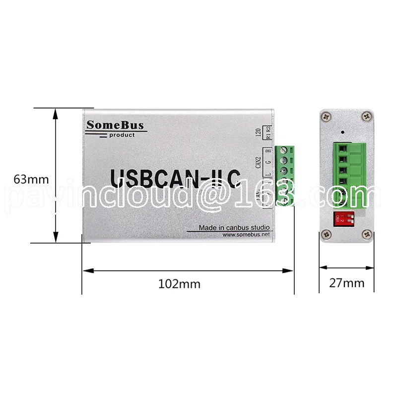 Для CAN-модуля USBCAN-II C, анализатор шины, USB CAN-карта, автомобиль с новой энергией может отлагаться
Для CAN-модуля USBCAN-II C, анализатор шины, USB CAN-карта, автомобиль с новой энергией может отлагаться