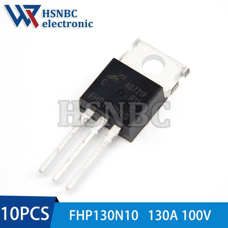 10Pcs/Lot FHP130N10 130N10 FHP130N10C TO-220 130A 100V N-channel Power MOSFET Transistor 100% New Original
10Pcs/Lot FHP130N10 130N10 FHP130N10C TO-220 130A 100V N-channel Power MOSFET Transistor 100% New Original