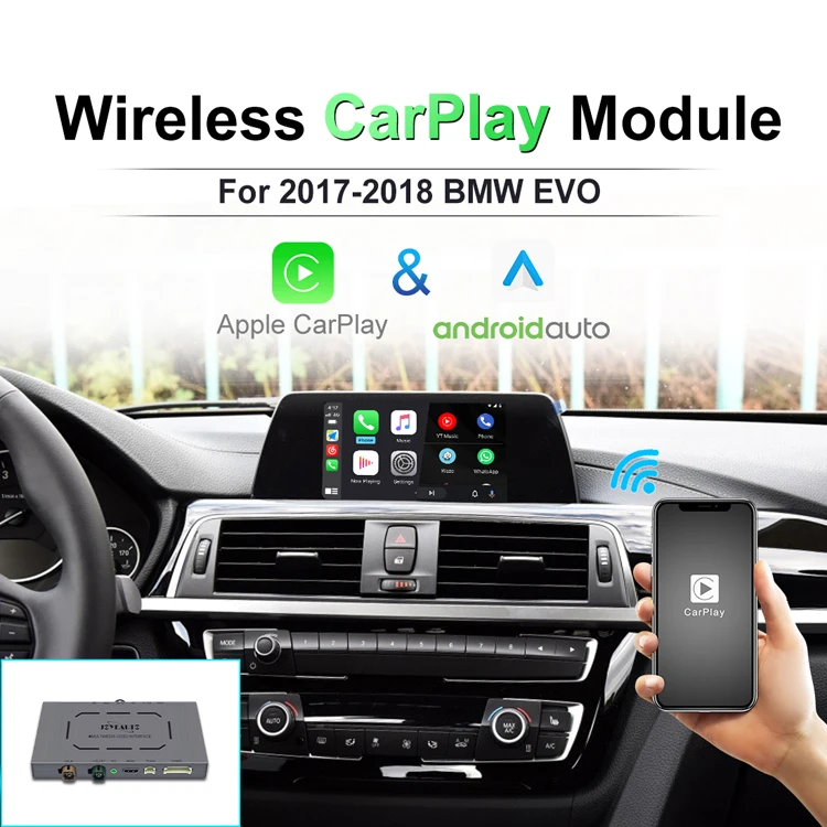 For BMW Series EVO System 2017 2018 2019 Wireless Carplay Interface Box Module New Android Auto Mirror Link Automotive Upgrade
For BMW Series EVO System 2017 2018 2019 Wireless Carplay Interface Box Module New Android Auto Mirror Link Automotive Upgrade