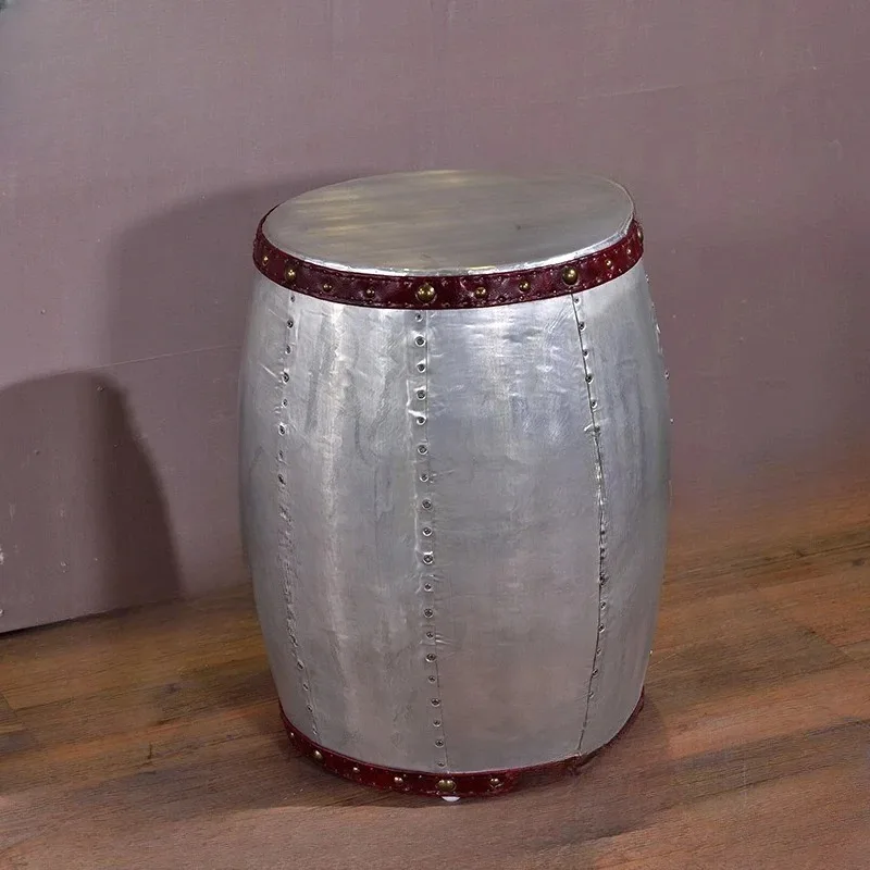Aluminum rivet cylindrical corner few LOFT industrial style personalized sofa side few coffee shop bar round drum corner few
Aluminum rivet cylindrical corner few LOFT industrial style personalized sofa side few coffee shop bar round drum corner few