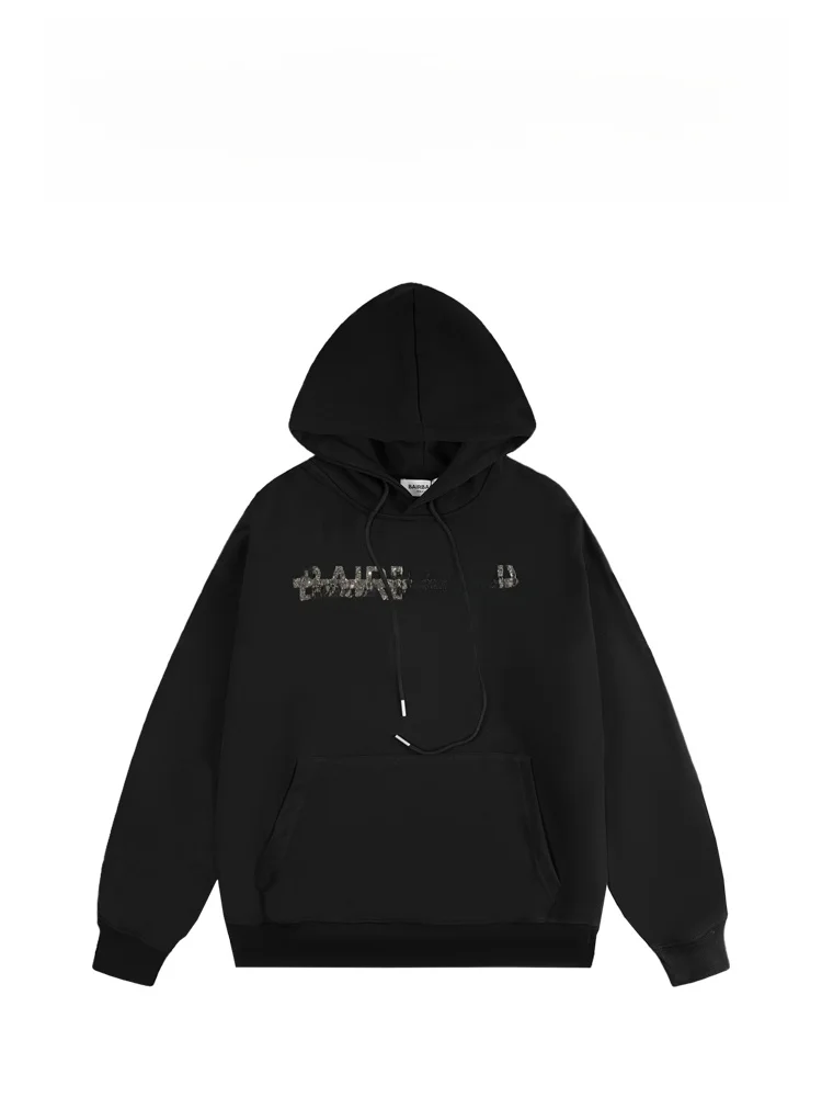 BAIRBAOLIY Luxury Glitter Letter Hoodie Faionable Casual All-Match Couple's Top Cotton Polyester Long Sve Streetwear
BAIRBAOLIY Luxury Glitter Letter Hoodie Faionable Casual All-Match Couple's Top Cotton Polyester Long Sve Streetwear