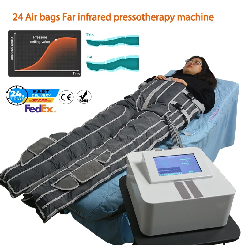 NEW 24 air bags Lymphatic Drainage Leg Massage Air Compression Recovery Boots Pressotherapy Presoterapia Pressotherapie
NEW 24 air bags Lymphatic Drainage Leg Massage Air Compression Recovery Boots Pressotherapy Presoterapia Pressotherapie