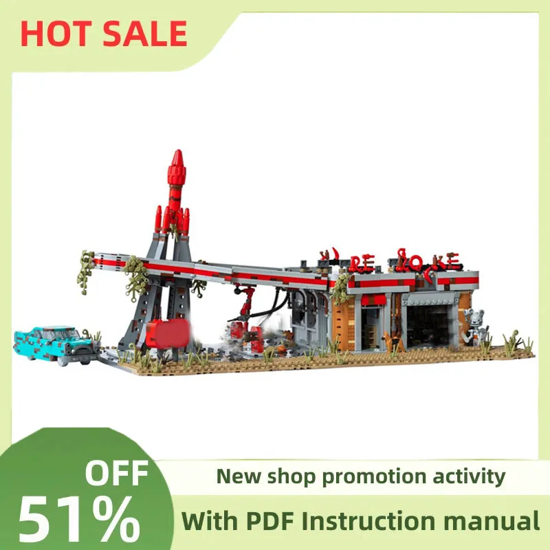 Hot Famous Fallouted Game Series Red Rocket Truck Stop Moc View Model Building Blocks Diy Creative Ideas Kid Toys Birthday Gift
Hot Famous Fallouted Game Series Red Rocket Truck Stop Moc View Model Building Blocks Diy Creative Ideas Kid Toys Birthday Gift