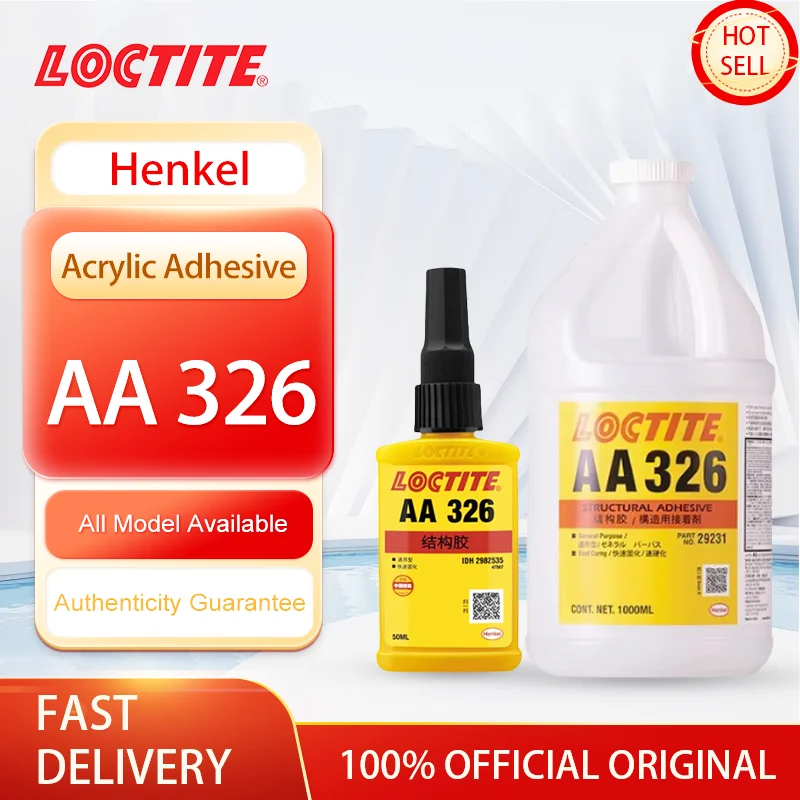 100% Original Loctite AA 326 Acrylic Adhesive High Viscosity Speedbonder Structural Adhesive Fast Fixture
100% Original Loctite AA 326 Acrylic Adhesive High Viscosity Speedbonder Structural Adhesive Fast Fixture