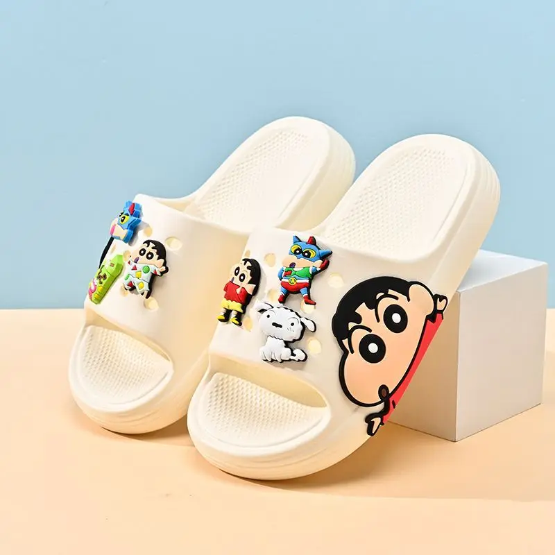 Anime Crayon Shin Chan Children's Slippers Cute Cartoon Non-slip Indoor Bathroom Home Soft Sole Sandals Birthday Gift
Anime Crayon Shin Chan Children's Slippers Cute Cartoon Non-slip Indoor Bathroom Home Soft Sole Sandals Birthday Gift