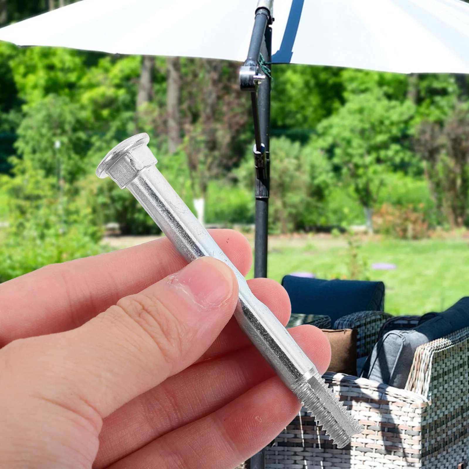 1pc Durable Steel Umbrella Handle Shaft Replacement For Outdoor Patio Parasol Sturdy Crank Accessory For Garden Beach Umbrellas
1pc Durable Steel Umbrella Handle Shaft Replacement For Outdoor Patio Parasol Sturdy Crank Accessory For Garden Beach Umbrellas