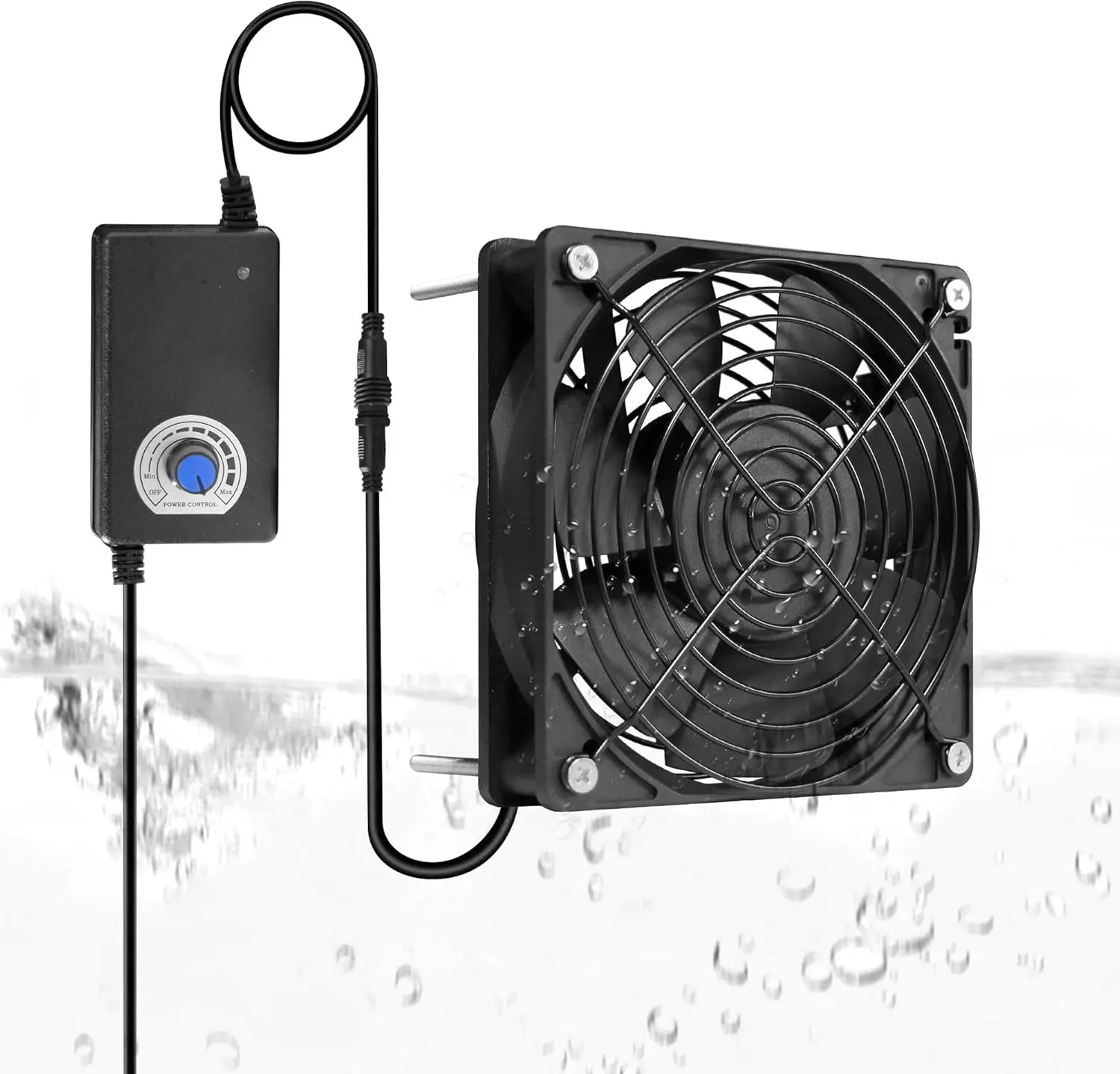 PANO-MOUNTS 120mm 4.72" Upgraded IP68 Waterproof Dual Ball Fan - High Speed 3500RPM with Variable Speed for RV Refrigerator, DIY Ventilation & Exhaust Projects
PANO-MOUNTS 120mm 4.72" Upgraded IP68 Waterproof Dual Ball Fan - High Speed 3500RPM with Variable Speed for RV Refrigerator, DIY Ventilation & Exhaust Projects