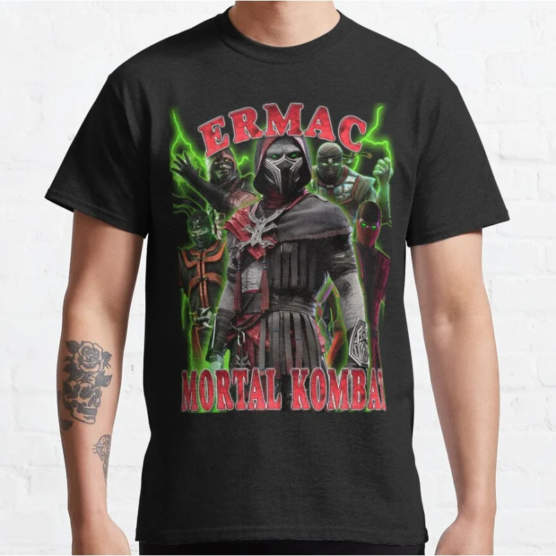 Erm 80s retro video game Mortal Kombat vintage Short-sleeve crewneck T-shirt for men Large size Adult Tops S-6xl
Erm 80s retro video game Mortal Kombat vintage Short-sleeve crewneck T-shirt for men Large size Adult Tops S-6xl
