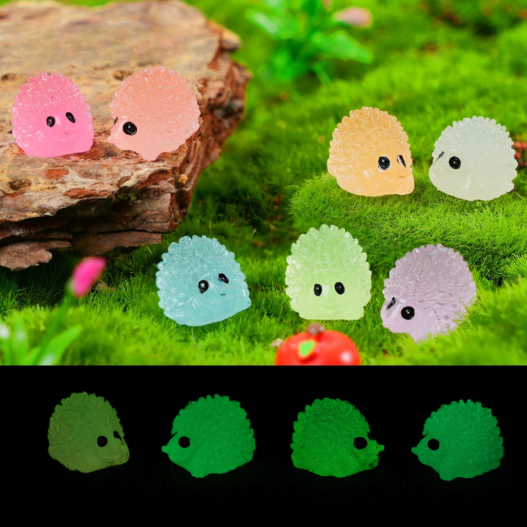 10/20/50pcs Luminous Mini Hedgehog Figurines Hedgehog Garden Resin Tiny Animal Figurine for Micro Landscape Plant Moss DIY Decor
10/20/50pcs Luminous Mini Hedgehog Figurines Hedgehog Garden Resin Tiny Animal Figurine for Micro Landscape Plant Moss DIY Decor