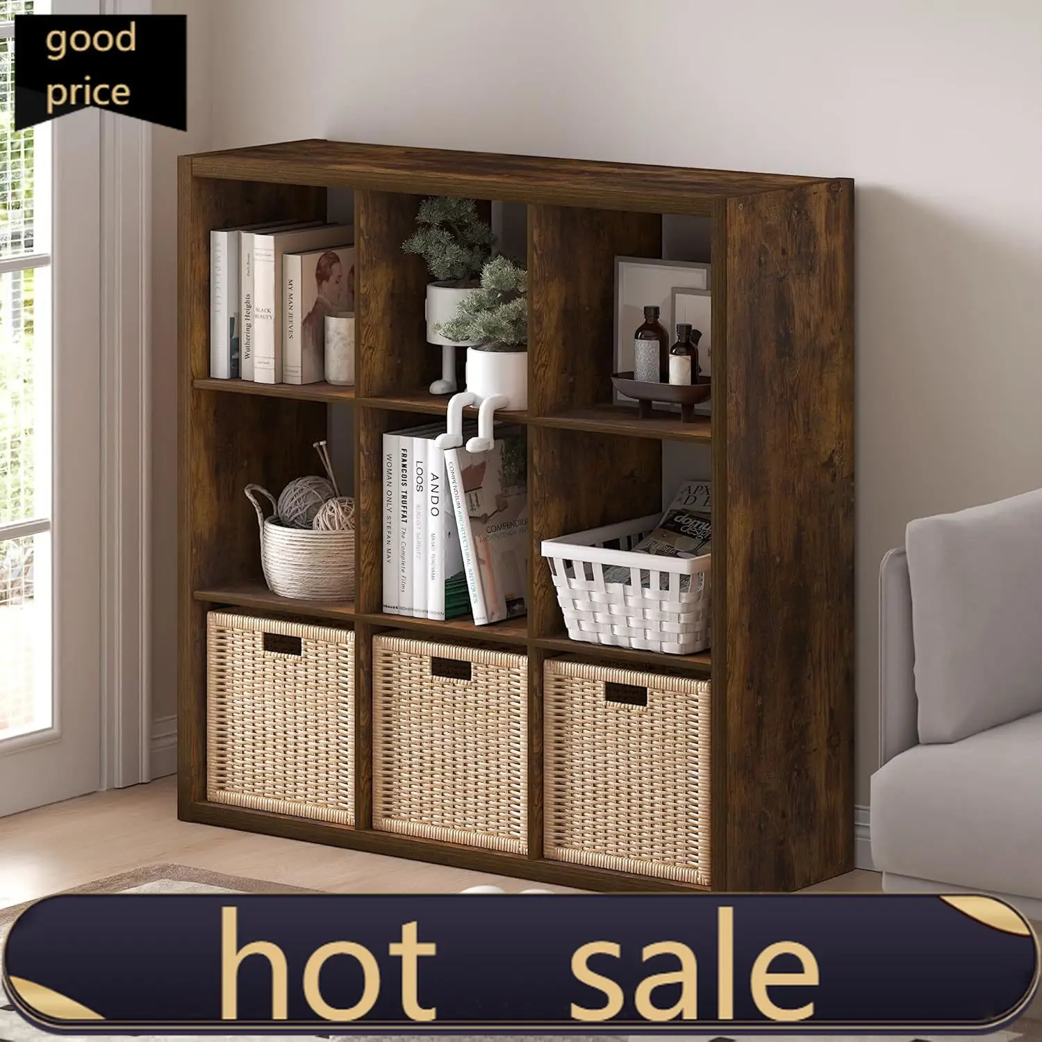 Activity priceFurinno Cubicle Book Shelf, 9-Cube Bookshelf, Extra Thick Frame Reversible Bookcase with Open Back, 14.6" x 44" x
Activity priceFurinno Cubicle Book Shelf, 9-Cube Bookshelf, Extra Thick Frame Reversible Bookcase with Open Back, 14.6" x 44" x