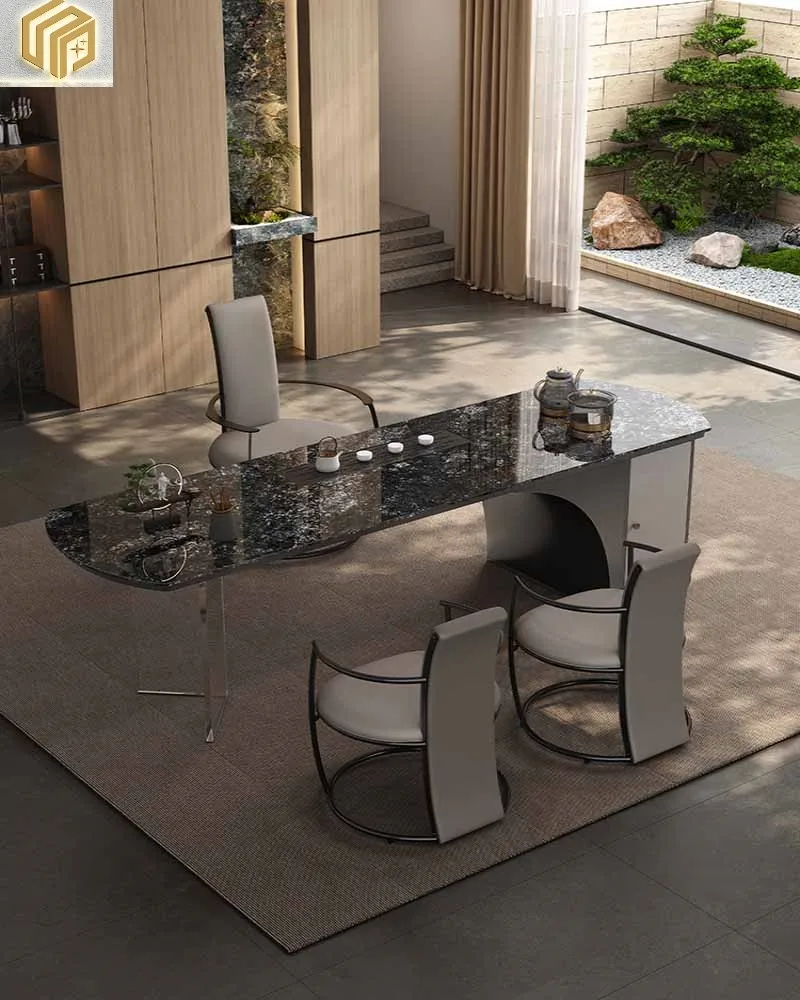 Light Luxury Rock Plate Tea Table and Chair Combination High end New Type Balcony Home Reception Office Tea Making Table
Light Luxury Rock Plate Tea Table and Chair Combination High end New Type Balcony Home Reception Office Tea Making Table