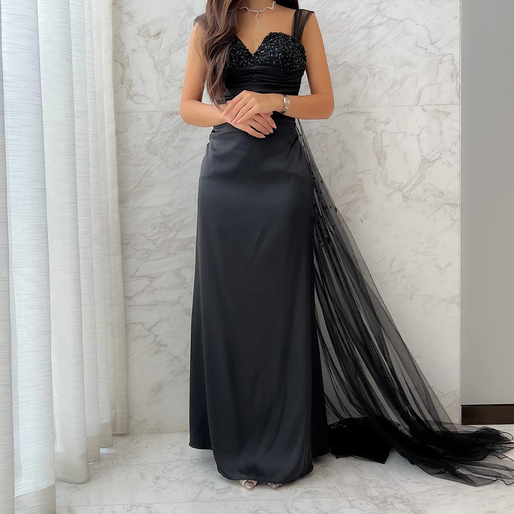 CustomizedSexy Backless Tulle Train Prom Party Gown Celia Elegant Black Spaghetti Strap Straight Evening Dresse Custom Made فسات
CustomizedSexy Backless Tulle Train Prom Party Gown Celia Elegant Black Spaghetti Strap Straight Evening Dresse Custom Made فسات