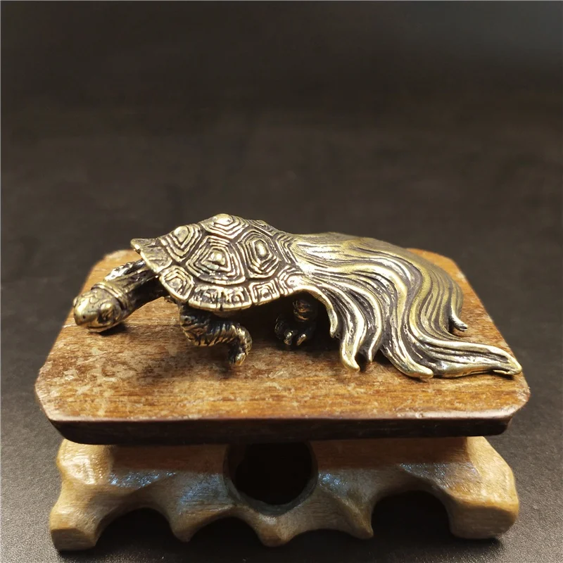 Retro pure copper longevity turtle ornament turtle decoration craft home Desktop Decor Statue
Retro pure copper longevity turtle ornament turtle decoration craft home Desktop Decor Statue