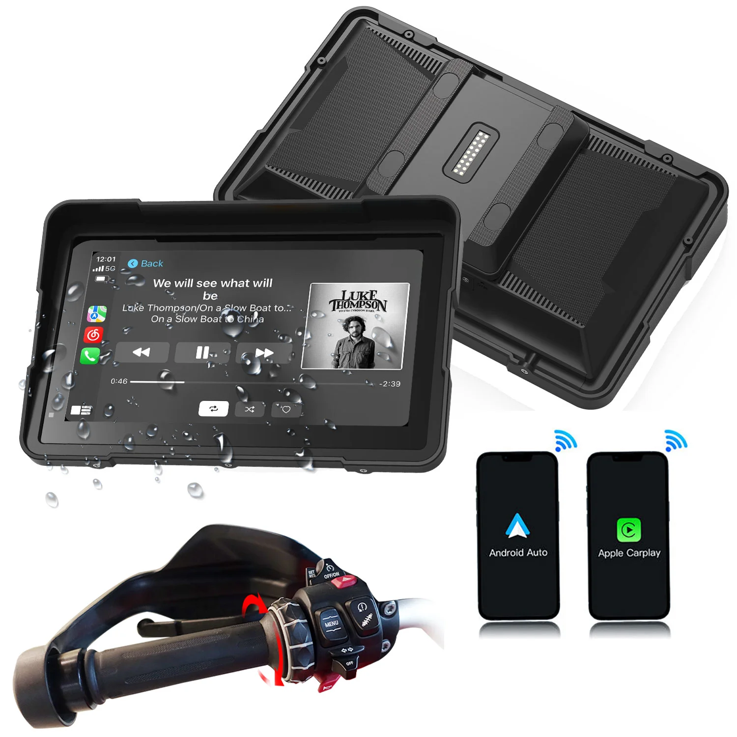 Anti-theft 7 inch motorcycle GPS navigator IP67 waterproof and heat-resistant Linux operating system /WiFi 7-inch + TPMS
Anti-theft 7 inch motorcycle GPS navigator IP67 waterproof and heat-resistant Linux operating system /WiFi 7-inch + TPMS