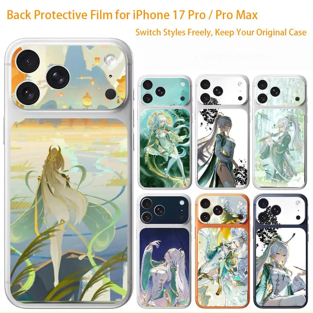 G-Genshin I-Impact ZIBAI 3D Full Body Skin Decal for iPhone 17/Pro/Pro Max Color Rear Protective Sticker
G-Genshin I-Impact ZIBAI 3D Full Body Skin Decal for iPhone 17/Pro/Pro Max Color Rear Protective Sticker