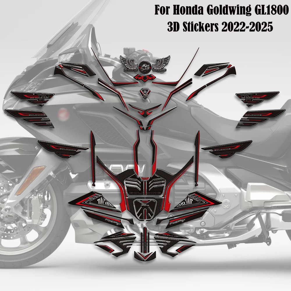2022 2023 2024 2025 For Honda Goldwing GL1800 LG1800 F6B Motorcycle fish bone Tank Pad Sticker Pad Side Gas Kneepad Protector 3D
2022 2023 2024 2025 For Honda Goldwing GL1800 LG1800 F6B Motorcycle fish bone Tank Pad Sticker Pad Side Gas Kneepad Protector 3D