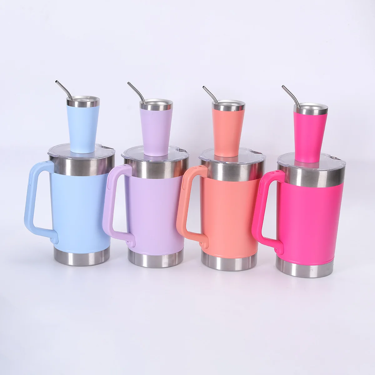 1900ml/150ml Stainless Steel Car Cup 2-piece Set Vacuum Flask Coffee Pot Large Capacity Thermos Bottle Keep Cold Coffee Mug
1900ml/150ml Stainless Steel Car Cup 2-piece Set Vacuum Flask Coffee Pot Large Capacity Thermos Bottle Keep Cold Coffee Mug