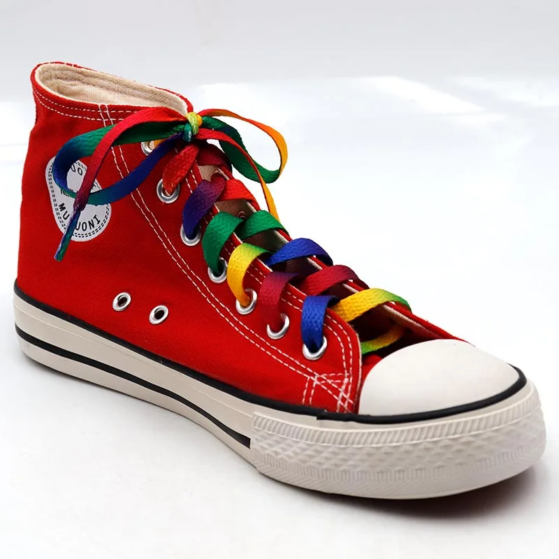 Rainbow Colorful 8mm Contrast Color Painting Shoe Laces 60-180cm Colors Shoelace Sneakers for Women Cordon Shoes Accrssories
Rainbow Colorful 8mm Contrast Color Painting Shoe Laces 60-180cm Colors Shoelace Sneakers for Women Cordon Shoes Accrssories