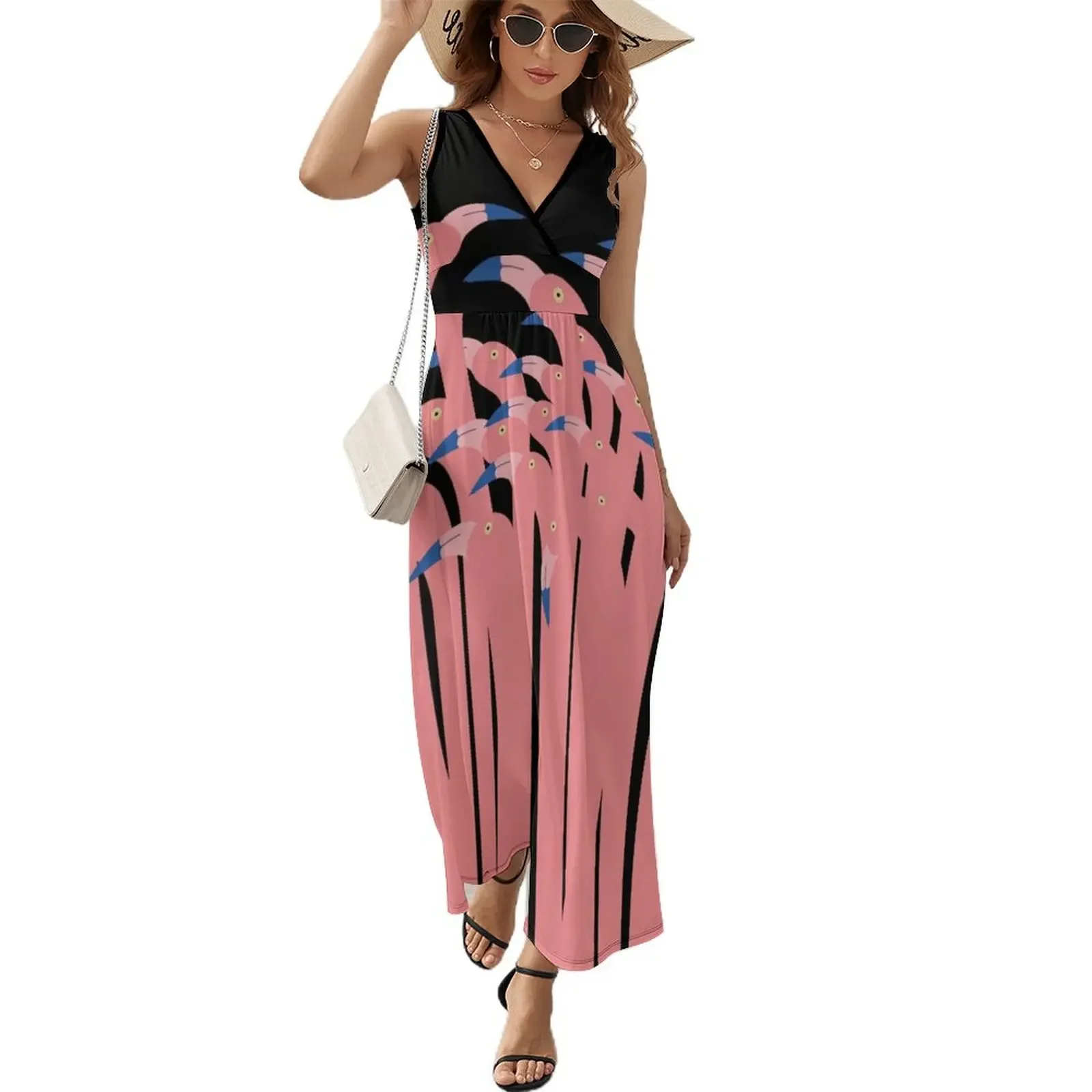PINK POETIC FLAMINGO DANCE Sleeveless Dress women dresses dresses women summer 2024
PINK POETIC FLAMINGO DANCE Sleeveless Dress women dresses dresses women summer 2024