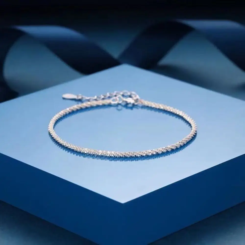 Elegant Simple Metal Bracelet Silver Gravel Beaded Thin Chain Bracelet Hand Jewelry Adjustable Shining Bracelet Party
Elegant Simple Metal Bracelet Silver Gravel Beaded Thin Chain Bracelet Hand Jewelry Adjustable Shining Bracelet Party