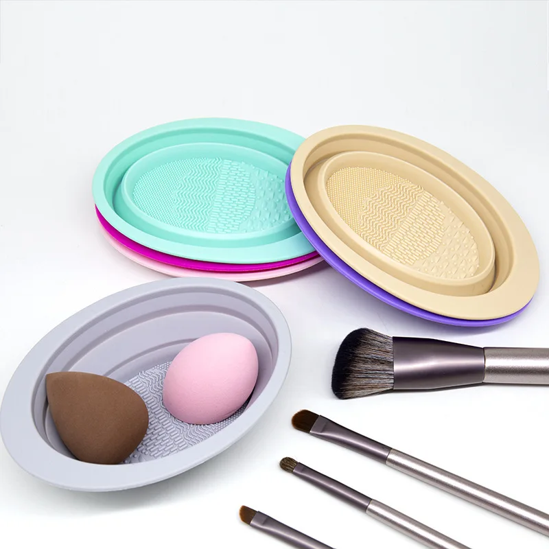 Foldable Silicone Makeup Brush Bowl Brush Cleaner Washing Brush Beauty Egg Bowl Makeup Tools Scrubbe Board
Foldable Silicone Makeup Brush Bowl Brush Cleaner Washing Brush Beauty Egg Bowl Makeup Tools Scrubbe Board