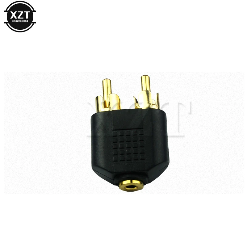 Gold Plated 3.5mm Jack Female To 2 RCA Male Audio Stereo Jack Connector Adapter Splitter Converter for Speaker Power Amplifier
Gold Plated 3.5mm Jack Female To 2 RCA Male Audio Stereo Jack Connector Adapter Splitter Converter for Speaker Power Amplifier
