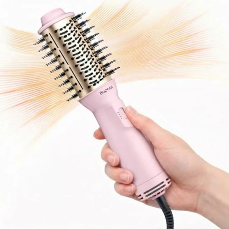 2" Travel Blow Dryer Brush Dual Voltage 100-240V Hot Air Brush 4-in-1 Ionic Hair Dryer Brush for Blowout Volumizing Straighteni
2" Travel Blow Dryer Brush Dual Voltage 100-240V Hot Air Brush 4-in-1 Ionic Hair Dryer Brush for Blowout Volumizing Straighteni