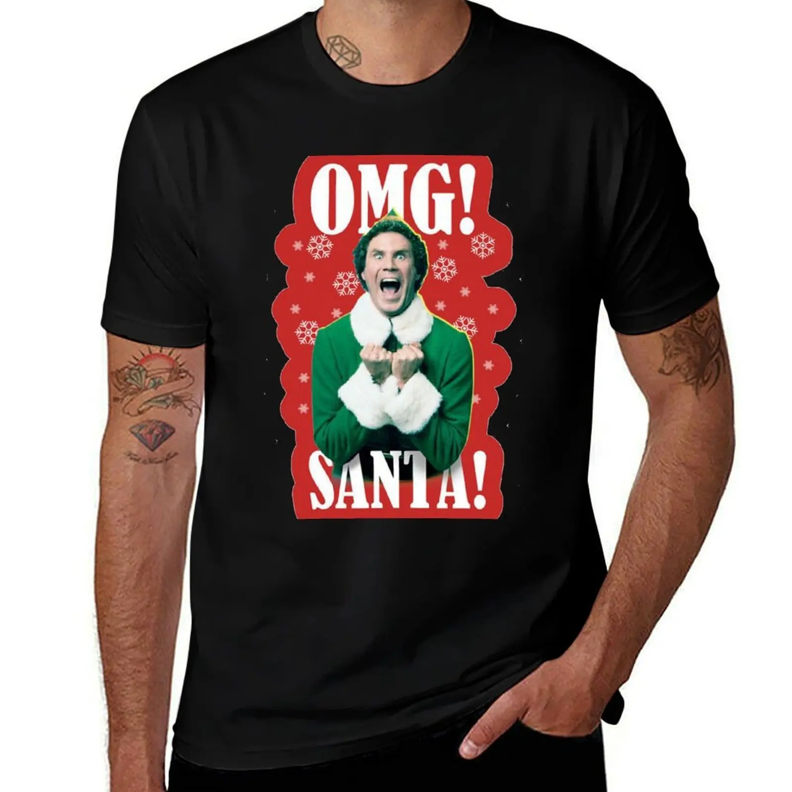 Buddy The Elf T-Shirt t shirts with prints graphic t shirts for man t shirt man cotton T-shirt
Buddy The Elf T-Shirt t shirts with prints graphic t shirts for man t shirt man cotton T-shirt