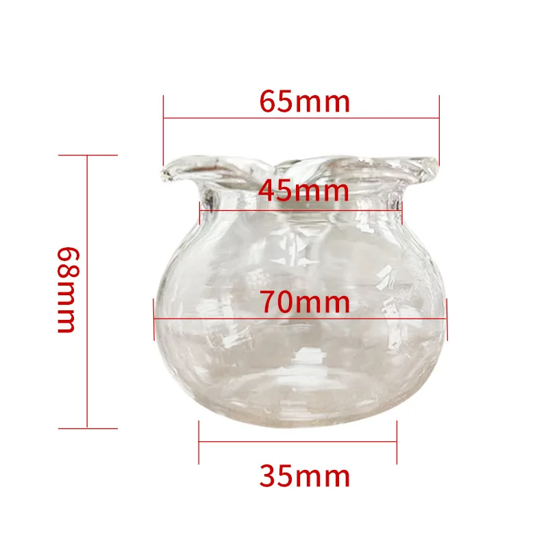 Transparent mini glass lace small fish tank can be used for fashion accessories DIY ornaments and accessories
Transparent mini glass lace small fish tank can be used for fashion accessories DIY ornaments and accessories