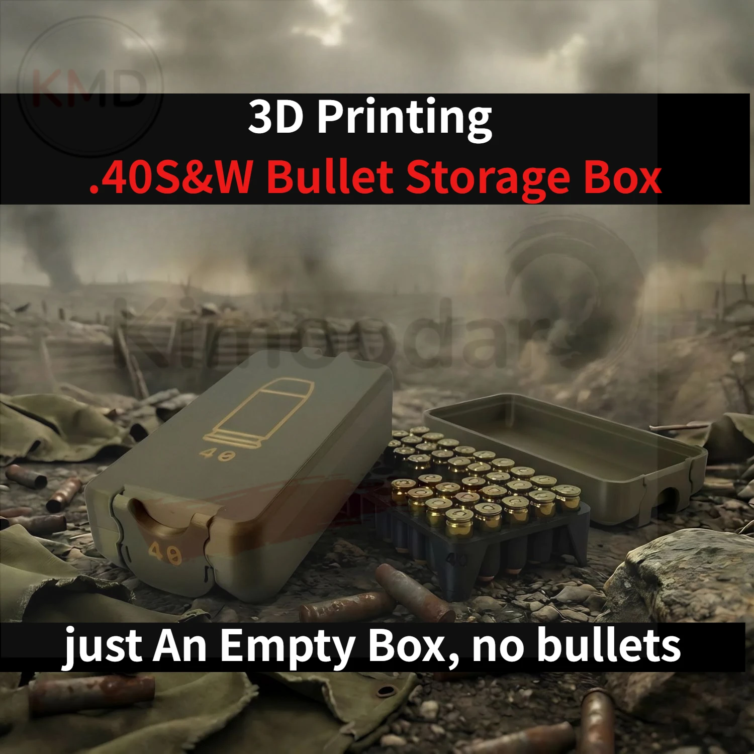 1PC 3D Printing .40S&W Bullet Storage Box, Enthusiast Desktop Gift Collection,just An Empty Box
1PC 3D Printing .40S&W Bullet Storage Box, Enthusiast Desktop Gift Collection,just An Empty Box