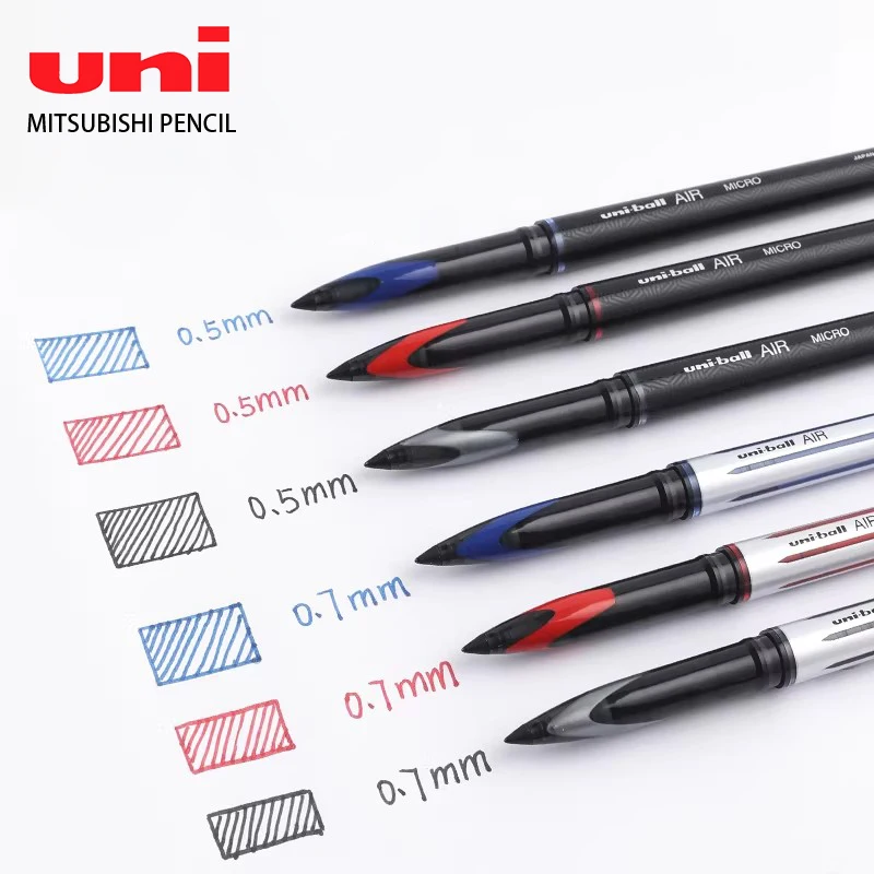 Японская гелевая ручка Uniball AIR, прямая жидкая ручка для подписи UBA-188, черная технология, 0,5/0,7 мм, школьные принадлежности для свободного письма
Японская гелевая ручка Uniball AIR, прямая жидкая ручка для подписи UBA-188, черная технология, 0,5/0,7 мм, школьные принадлежности для свободного письма