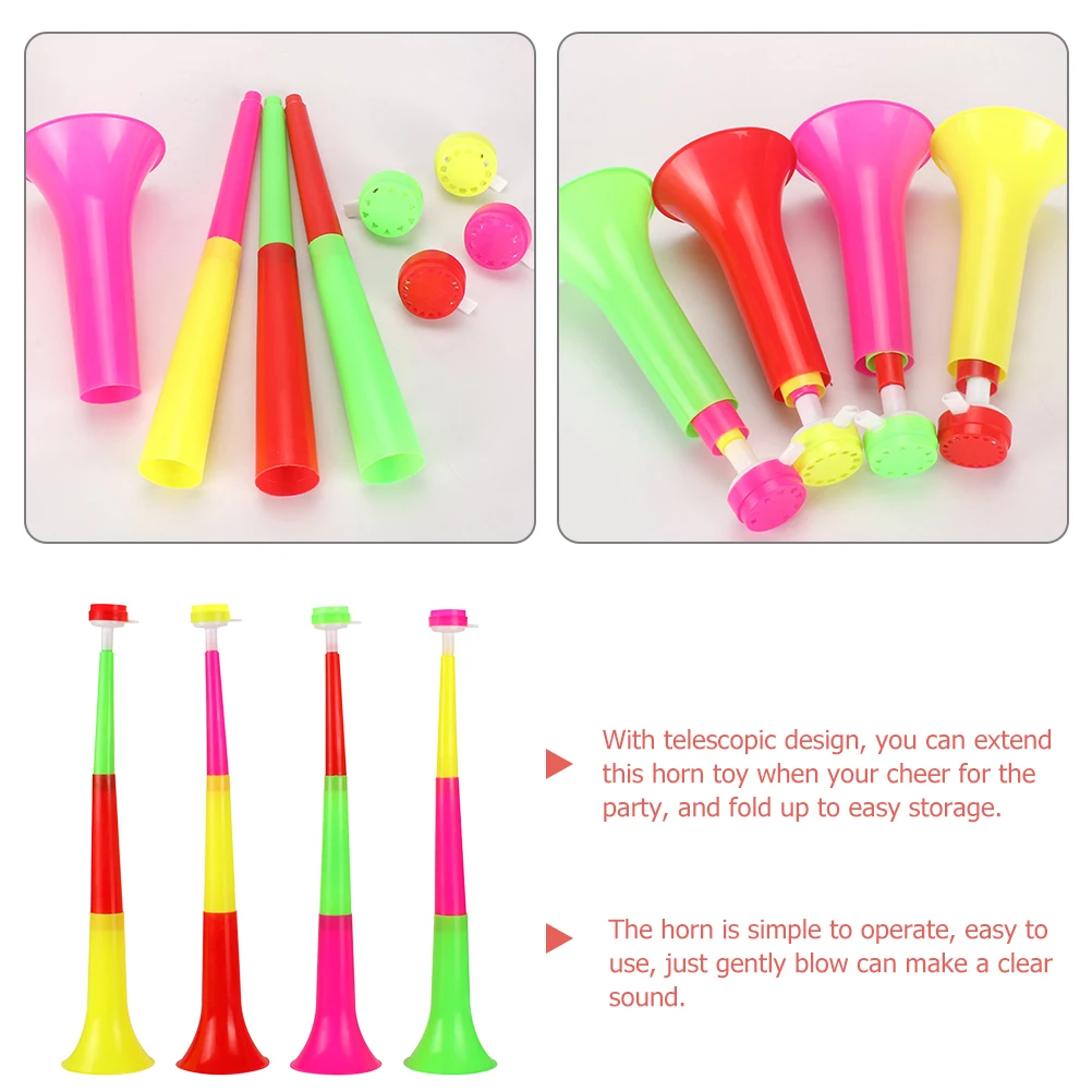 4pcs Telescopic Horn Kids Toys Musical Instruments Mini Trumpet Plastic Child Retractable Sports Bugle Toddler
4pcs Telescopic Horn Kids Toys Musical Instruments Mini Trumpet Plastic Child Retractable Sports Bugle Toddler