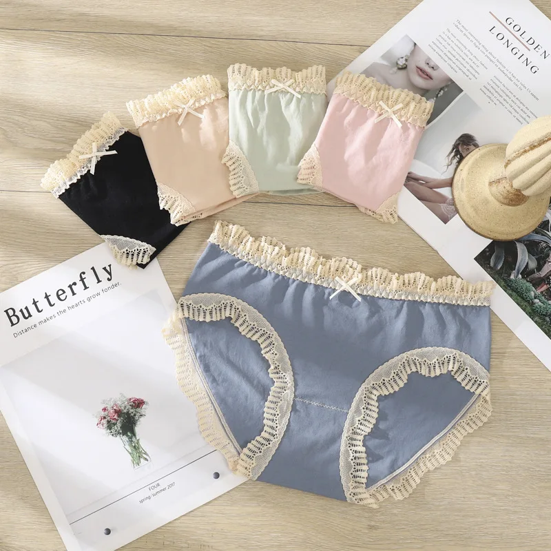 1 Pcs Sexy Seamless Underwear For Omen Pure Desire Lace Edge Mid Aist Pure Cotton Antibacterial Grade High Elasticity
1 Pcs Sexy Seamless Underwear For Omen Pure Desire Lace Edge Mid Aist Pure Cotton Antibacterial Grade High Elasticity