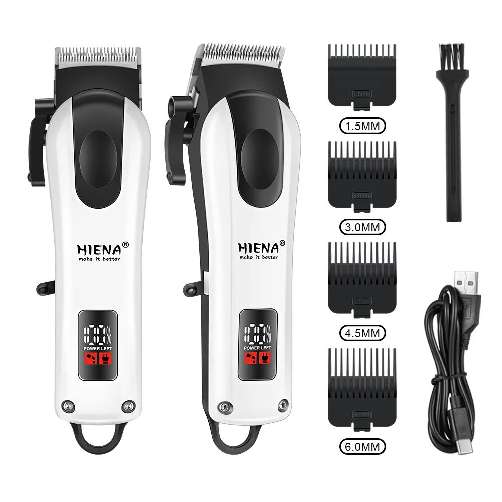 HIENA sb Rechargeable Hair Clippers Dlc Blade Cordless Electric Hair Trimmer Men Barber Professional Hair Clipper Hair Cutting
HIENA sb Rechargeable Hair Clippers Dlc Blade Cordless Electric Hair Trimmer Men Barber Professional Hair Clipper Hair Cutting