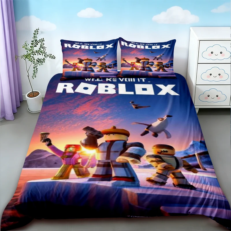 Queen King Duvet Cover Roblox Cartoon Bedding Set Soft Cover for Children Bedroom Decor Home Birthday Gifts
Queen King Duvet Cover Roblox Cartoon Bedding Set Soft Cover for Children Bedroom Decor Home Birthday Gifts