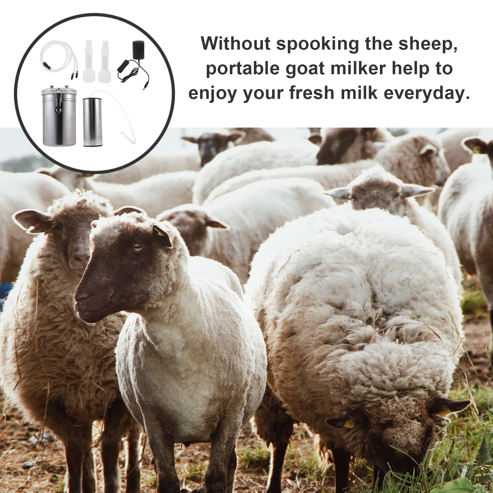 2L Milking Machine Stainless Steel Professional Household Squeezer Goat Efficient 2L Bottle Vacuum Pet Supplies
2L Milking Machine Stainless Steel Professional Household Squeezer Goat Efficient 2L Bottle Vacuum Pet Supplies