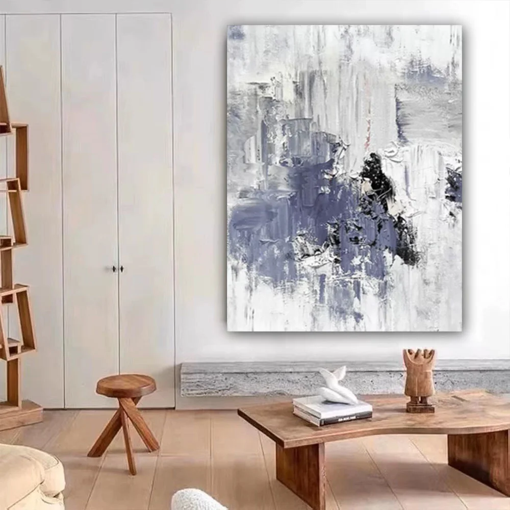 100% hand drawn purple abstract oil painting original wall painting home living room decoration paint interior aesthetics
100% hand drawn purple abstract oil painting original wall painting home living room decoration paint interior aesthetics