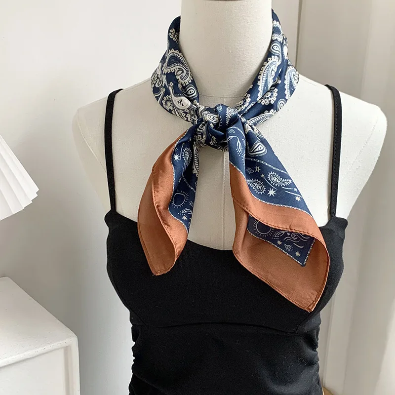 Vintage Silk Square Scarf for Women Multifunctional Neck Wrap UV Block Daily Use Spring Summer Autumn Lightweight Portable
Vintage Silk Square Scarf for Women Multifunctional Neck Wrap UV Block Daily Use Spring Summer Autumn Lightweight Portable
