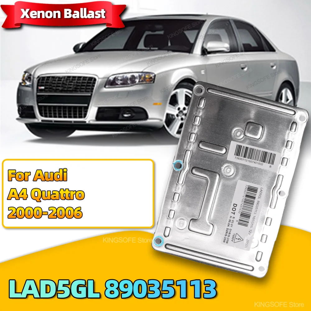 LAD5GL 89035113 Xenon Headlight Ballast Control 30674786 HID Unit Module For Audi A4 Quattro 2000 2001 2002 2003 2004 2005 2006
LAD5GL 89035113 Xenon Headlight Ballast Control 30674786 HID Unit Module For Audi A4 Quattro 2000 2001 2002 2003 2004 2005 2006