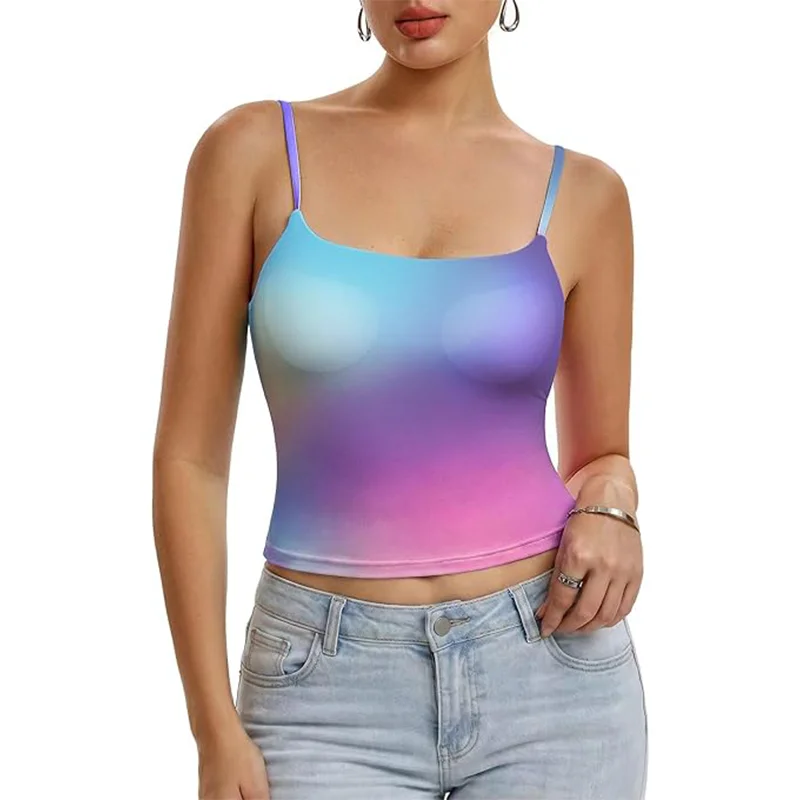 Women's Double Lined Tank Tops with Built in Bras Adjustable Spaghetti Strap Sleeveless Cute Summer Going Out Tops
Women's Double Lined Tank Tops with Built in Bras Adjustable Spaghetti Strap Sleeveless Cute Summer Going Out Tops