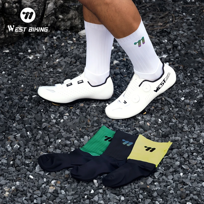WEST BIKING Cycling Socks High Elastic Breathable Sports Socks Reflective Bike Socks Italian MITI Fabric Pro Sportswear Socks
WEST BIKING Cycling Socks High Elastic Breathable Sports Socks Reflective Bike Socks Italian MITI Fabric Pro Sportswear Socks