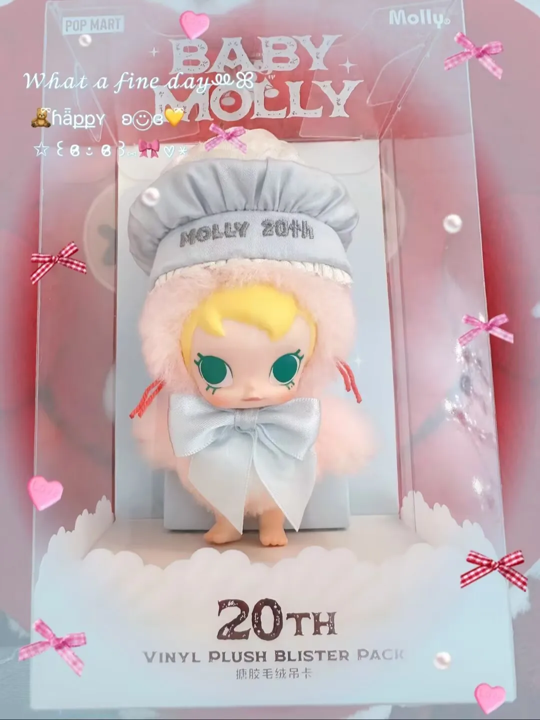POP MART Baby Molly 20th Anniversary Vinyl Plush Figurine Girls Gift Desktop Doll Home Decor Blister Pack Ornament
POP MART Baby Molly 20th Anniversary Vinyl Plush Figurine Girls Gift Desktop Doll Home Decor Blister Pack Ornament