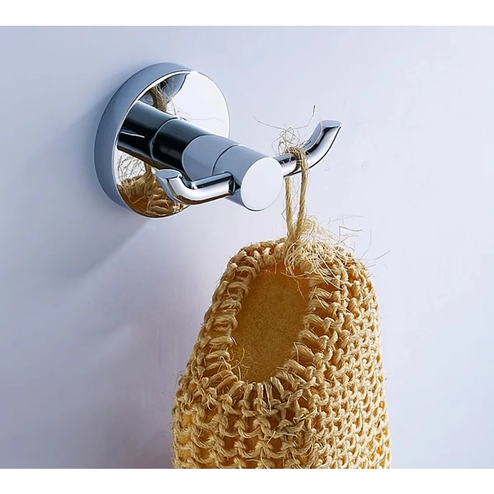 *Stainless steel clothes hanging double-ended hook, solid wall hanging coat hook, bathroom hardware pendant
*Stainless steel clothes hanging double-ended hook, solid wall hanging coat hook, bathroom hardware pendant