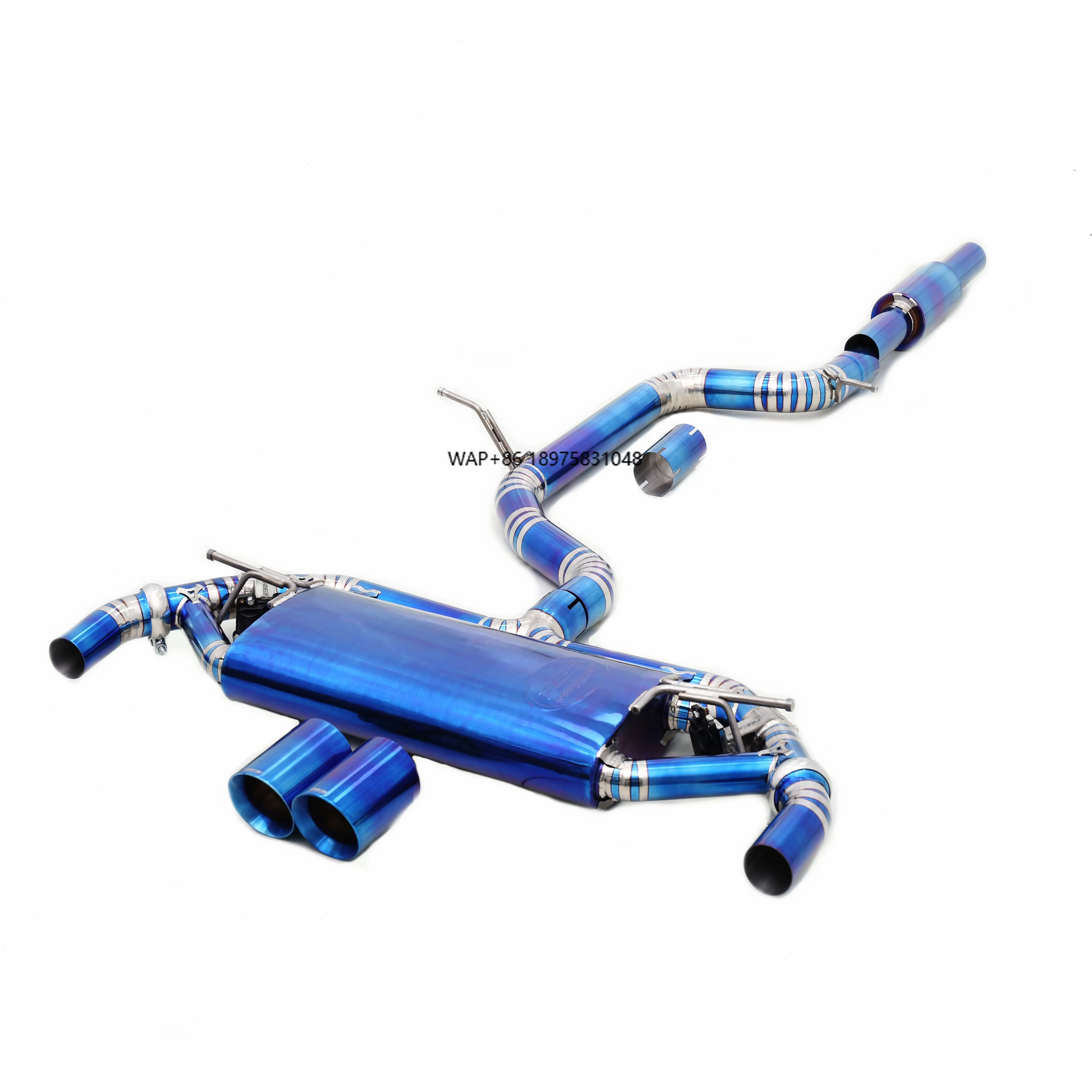 Custom 304 Stainless Steel/Titanium Valved Exhaust System Designed for GTI 8 2.0T MK8
Custom 304 Stainless Steel/Titanium Valved Exhaust System Designed for GTI 8 2.0T MK8