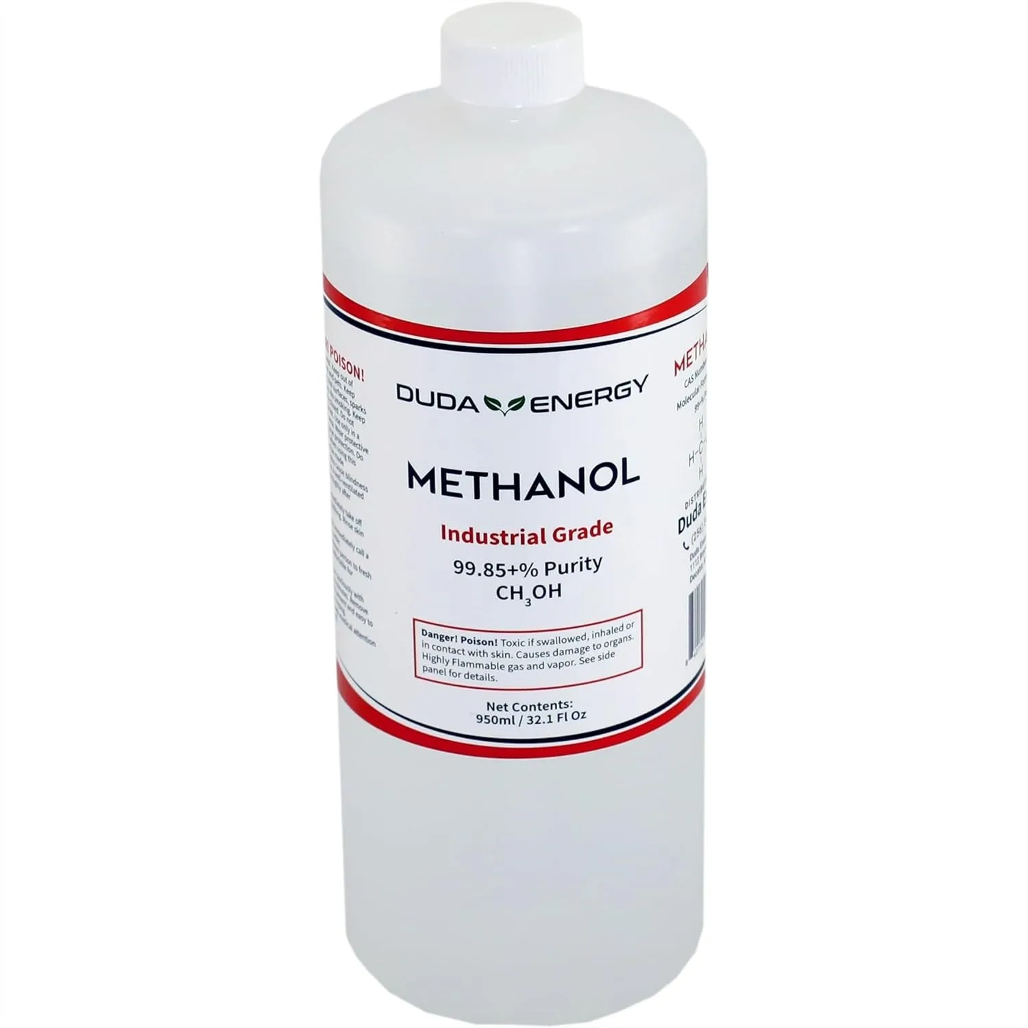 Methanol 950ml 32oz Bottle for Biodiesel Racing Fuel Antifreeze Windshield Wiper Fluid with Child Resistant Cap
Methanol 950ml 32oz Bottle for Biodiesel Racing Fuel Antifreeze Windshield Wiper Fluid with Child Resistant Cap