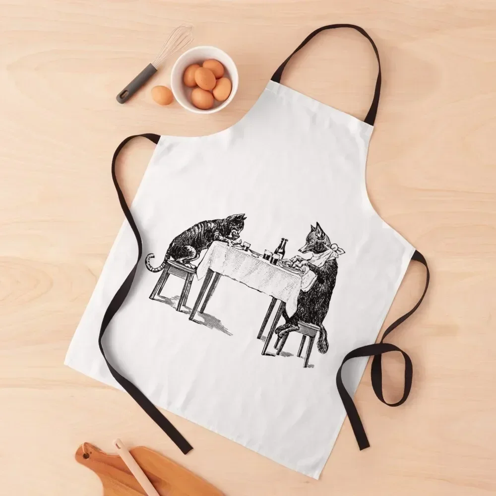 The Cat and Fox Apron chef for man Waiter Uniforms professional hairdresser For Cooking Apron
The Cat and Fox Apron chef for man Waiter Uniforms professional hairdresser For Cooking Apron