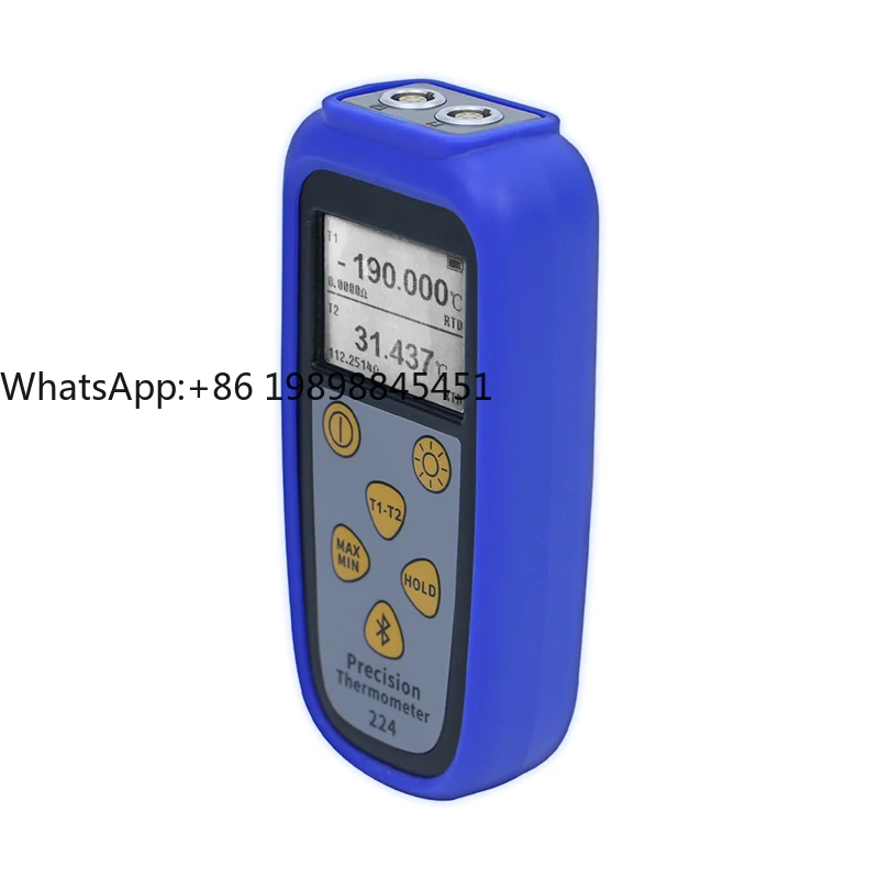 Digital Handheld 2-channel Thermistor Temperature Meter Sensor NTC Temperature Probe Thermometer for Industrial Quality Control
Digital Handheld 2-channel Thermistor Temperature Meter Sensor NTC Temperature Probe Thermometer for Industrial Quality Control